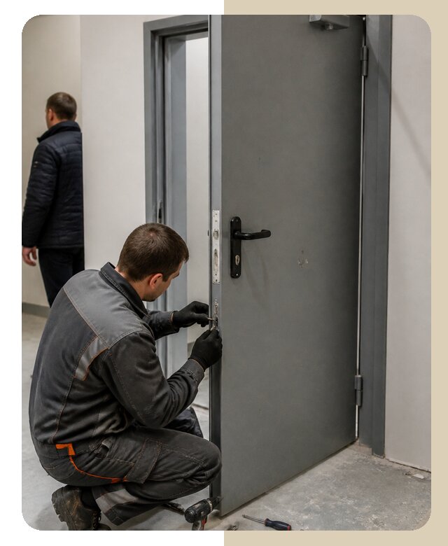 Ремонт противопожарной двери в Симферополе по цене 6752 р. | ДвериЛегко-Сим